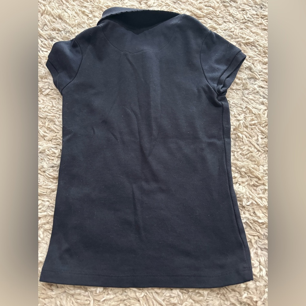 Classic Blue IZOD Girls Polo Shirt Sz 7 8 School Uniform - Picture 3 of 5